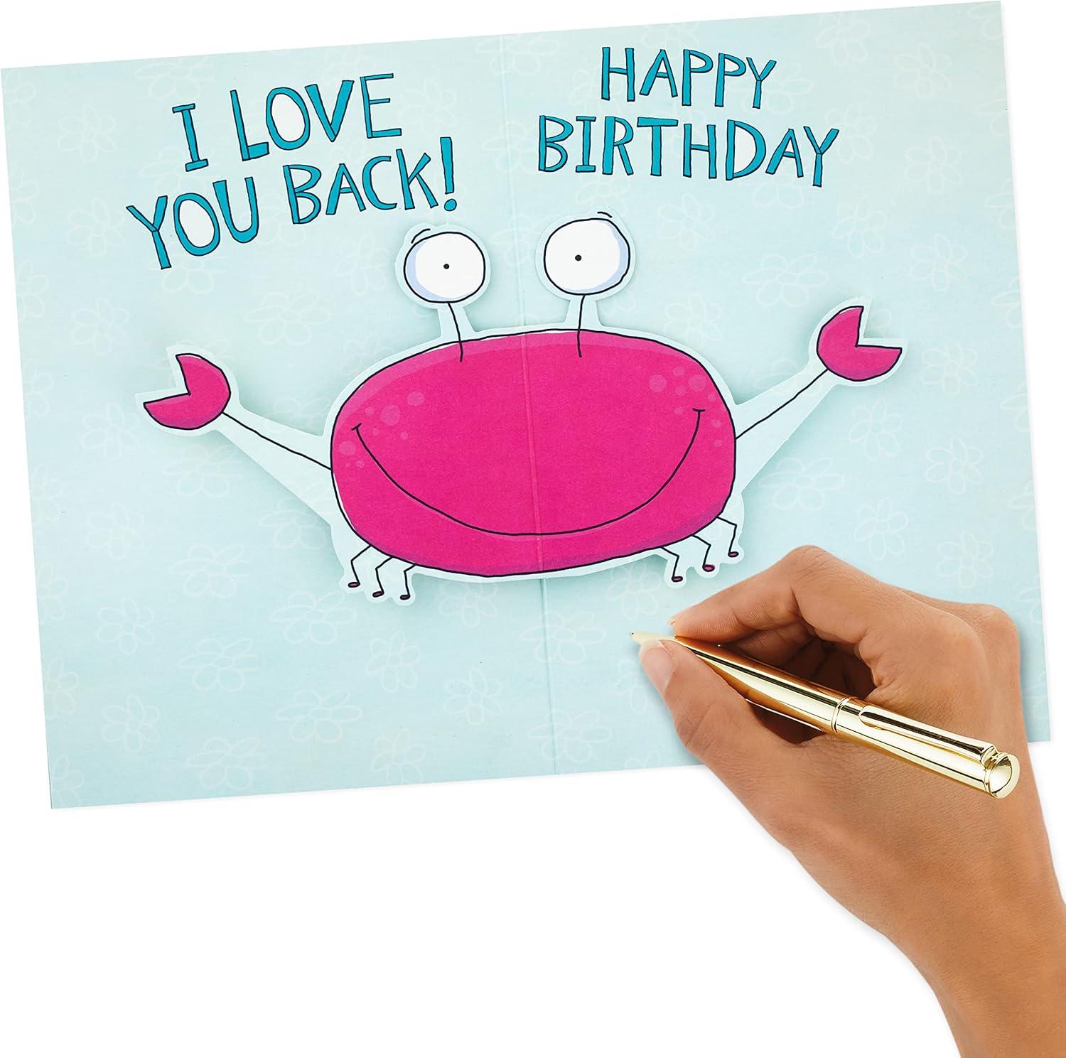 imageHallmark Birthday Card for Mom Pop Up Crab