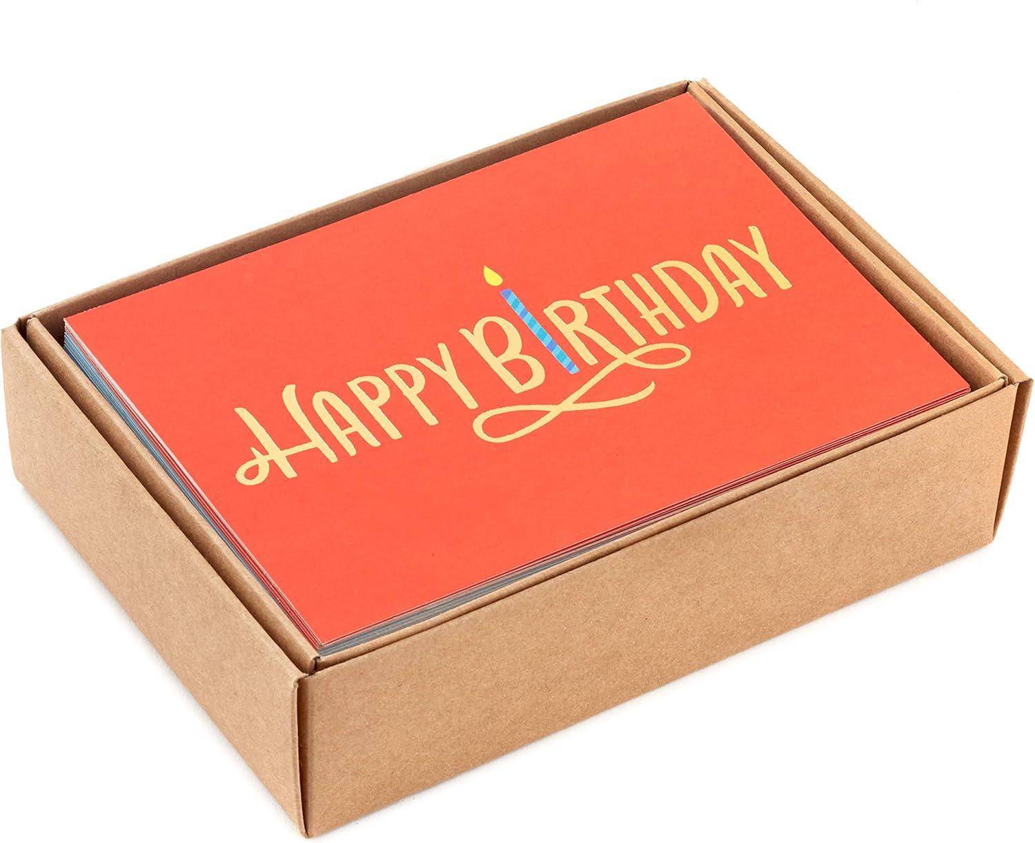 imageHallmark Birthday Cards Assortment 36 Cards with Envelopes Bright Birthday WishesMulticolorAssorted