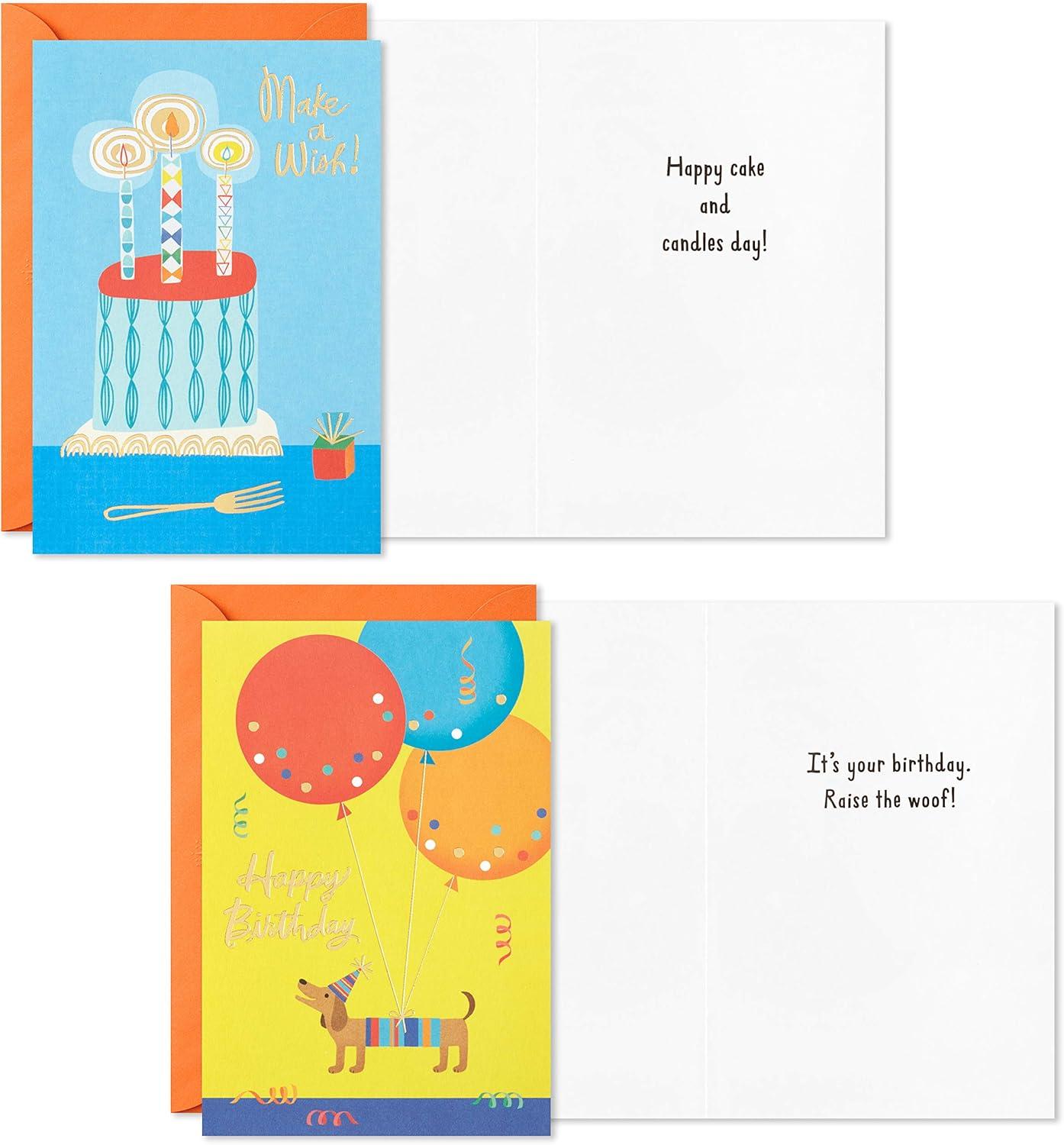 imageHallmark Birthday Cards Assortment 36 Cards with Envelopes Bright Birthday WishesMulticolorAssorted