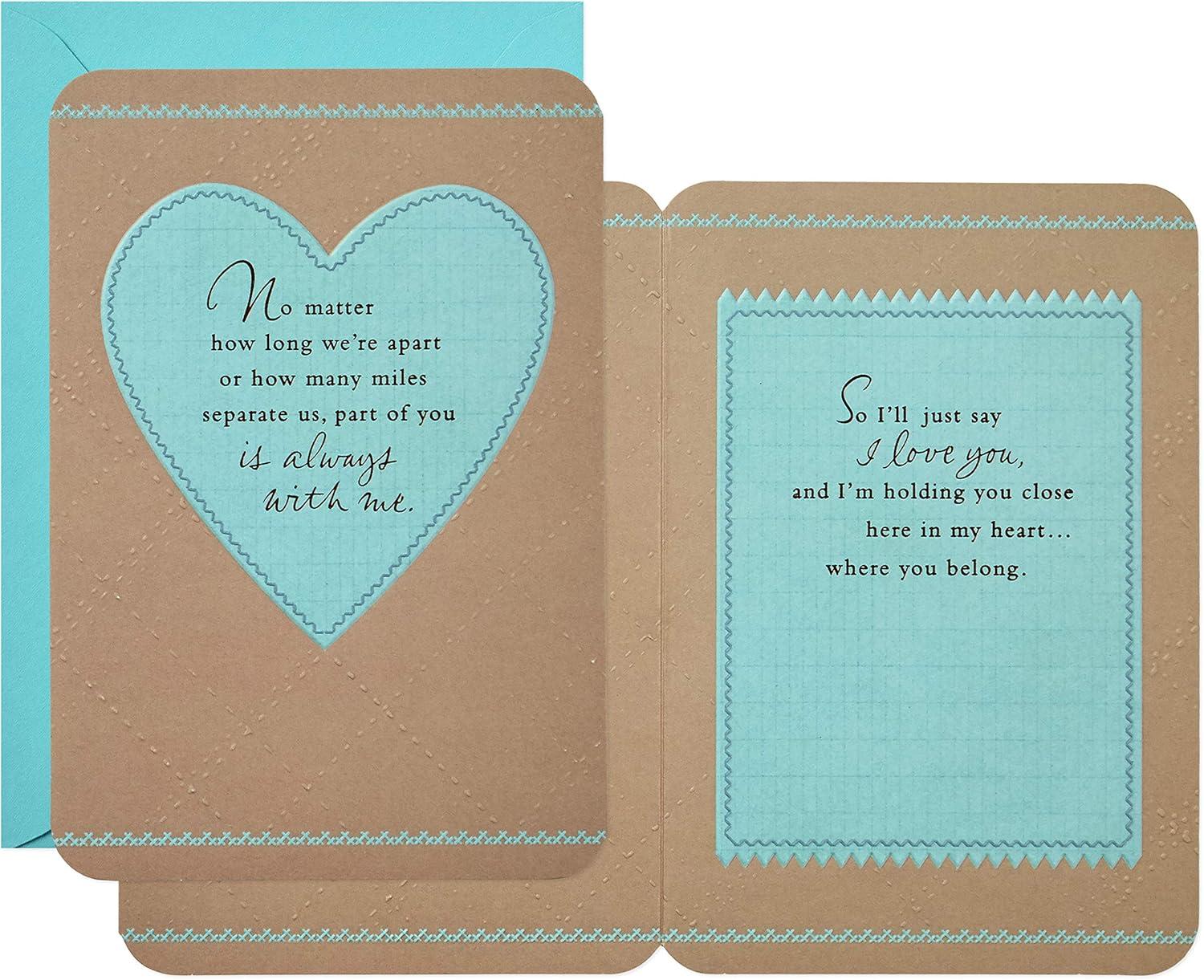 imageHallmark Love Card Assortment New RelationshipMiss YouTime ApartJust Because 6 Cards with EnvelopesMulticolorAssorted