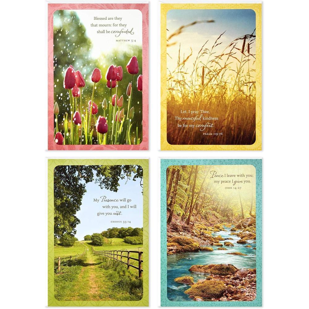 imageDayspring Assorted Religious Sympathy Cards Christian Prayers 16 Cards and EnvelopesSympathy Cards 12 Ct