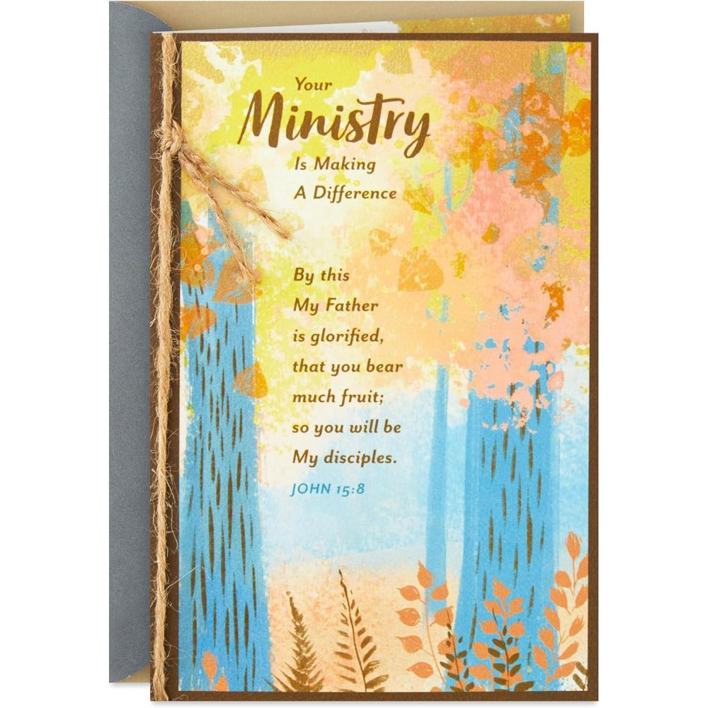 imageDayspring Religious Thank You Card for Minister Making a Difference for Clergy Appreciation Day Encouragement Birthday