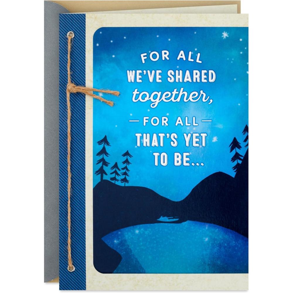 imageHallmark Anniversary Card for Husband All the Days for Romantic Birthday Fathers Day for Husband Love Valentines DayRomantic Anniversary Card or Birthday Card