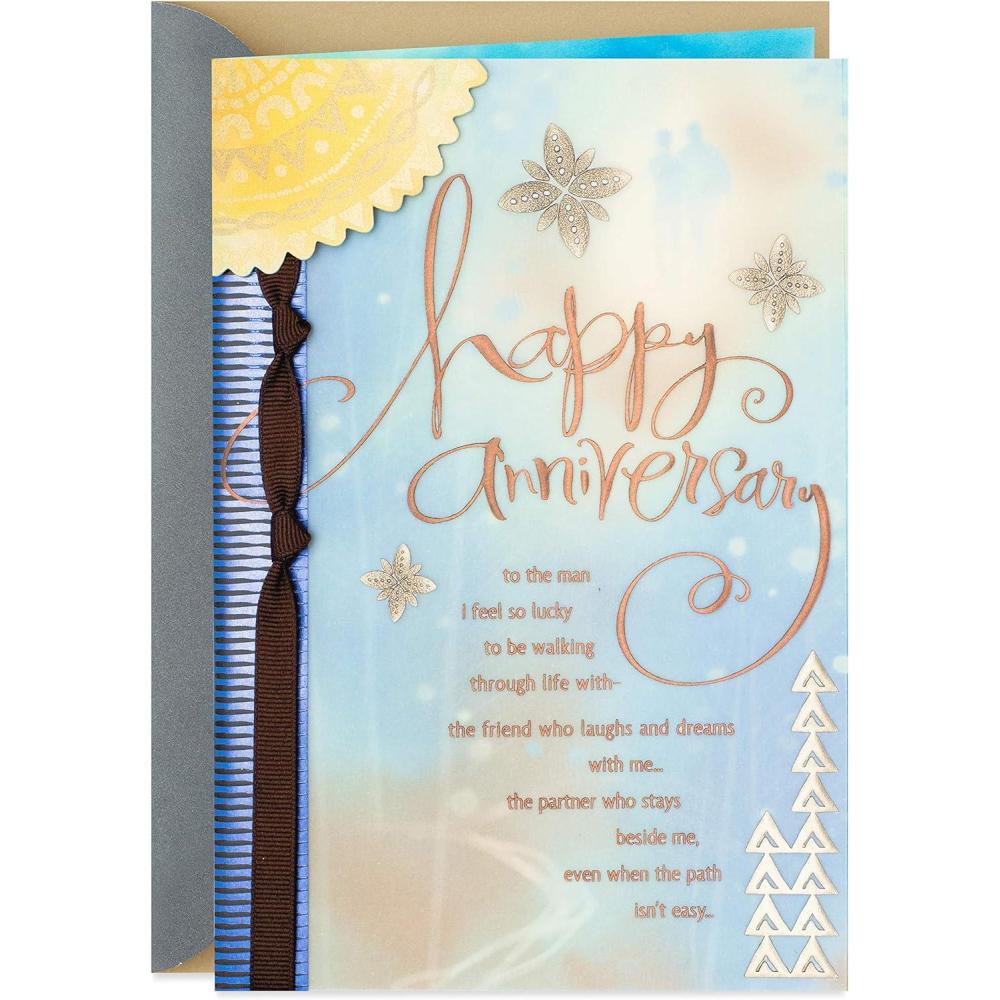 imageHallmark Anniversary Card for Husband or Boyfriend Man I Love