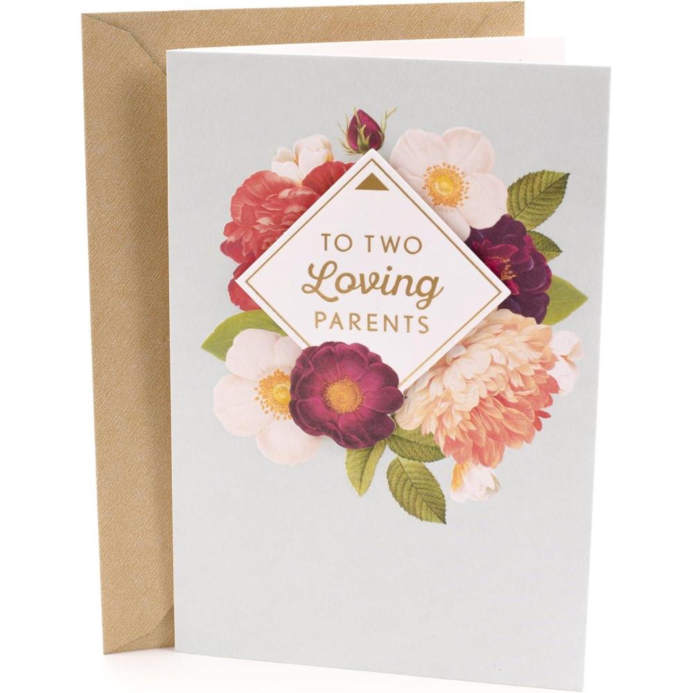 imageHallmark Anniversary Card for Parents Fun Family Faith in Each OtherLoving Parents