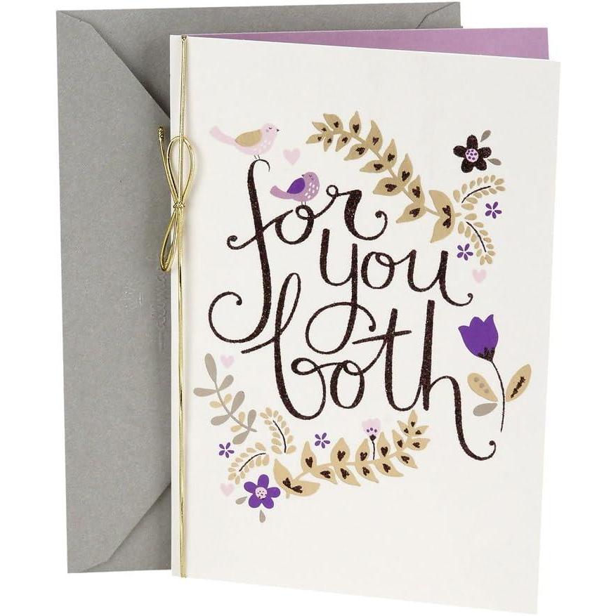 imageHallmark Anniversary Greeting Card for a Couple Birds and FlowersBirds and Flowers