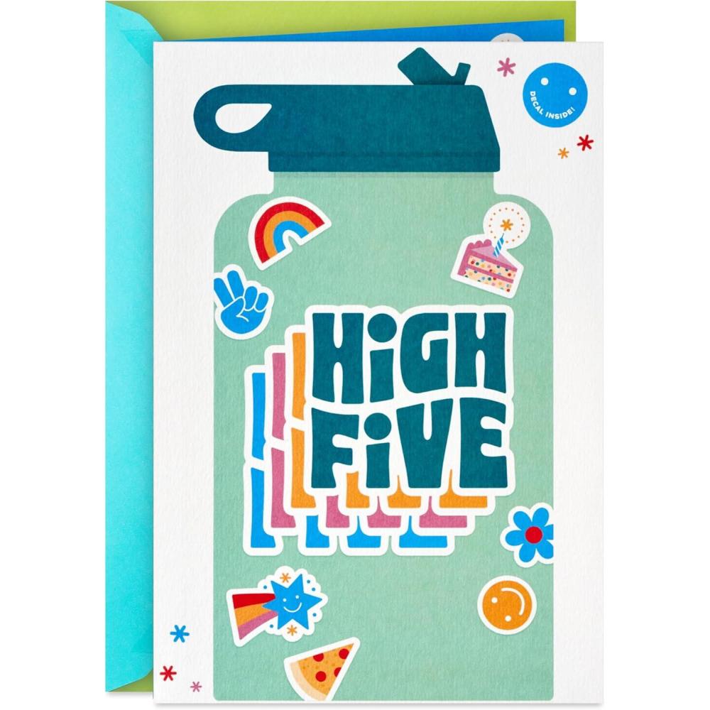 imageHallmark Birthday Card for Kids Monster Truck StickerHigh Five