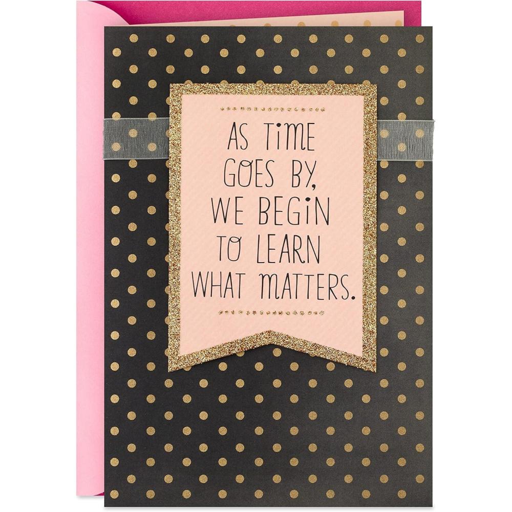 imageHallmark Birthday Card for Mom Aunt Sister Grandma What MattersWhat Matters