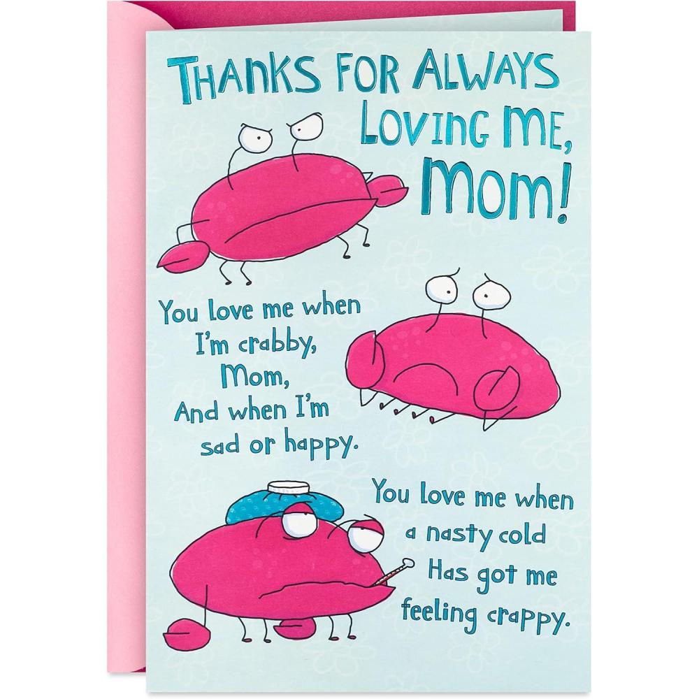 imageHallmark Birthday Card for Mom Pop Up Crab