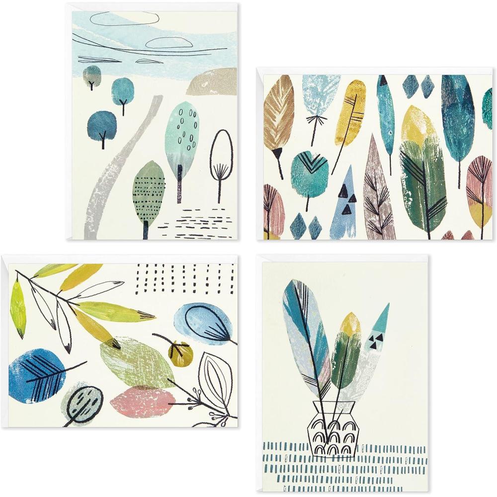 imageHallmark Blank Cards Assortment Nature Prints 48 Cards with EnvelopesBlank Card Assortment
