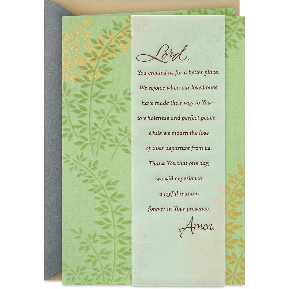 imageHallmark DaySpring Religious Sympathy Card Better PlaceBetter Place