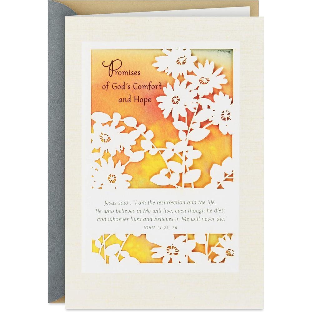 imageHallmark DaySpring Religious Sympathy Card Better PlaceGods Comfort and Hope