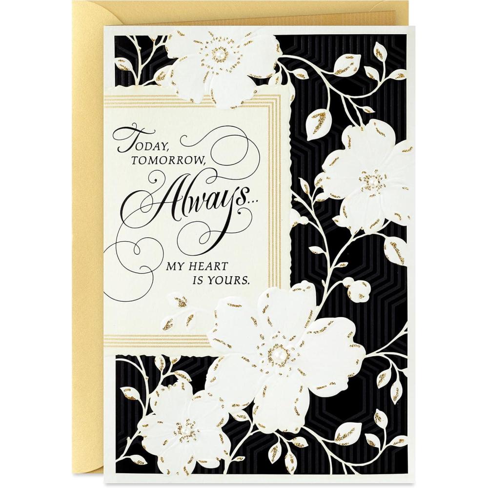 imageHallmark Fathers Day Card or Love Card for Him Lucky Me to Have You Anniversary CardMy Heart is Yours