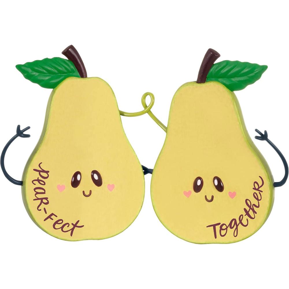 imageHallmark Keepsake Christmas Ornament 2024 Growing In Love Metal ampamp Fabric Gift for CouplePearfect Together