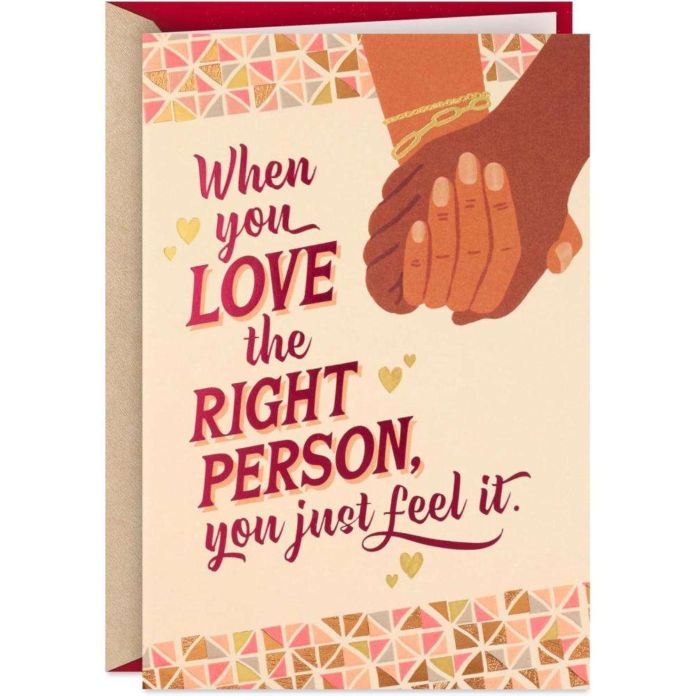 imageHallmark Mahogany Valentines Day Card Ill Always Love You for Anniversary Romantic Birthday Everyday Love Sweetest Day