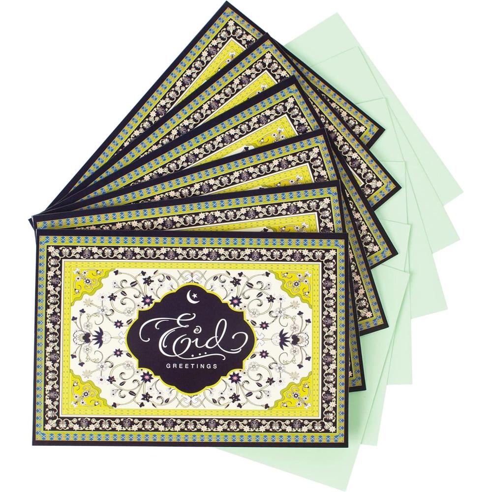imageHallmark Pack of Eid alFitr or Eid AlAdha Cards Eid Greetings 6 Cards with Envelopes