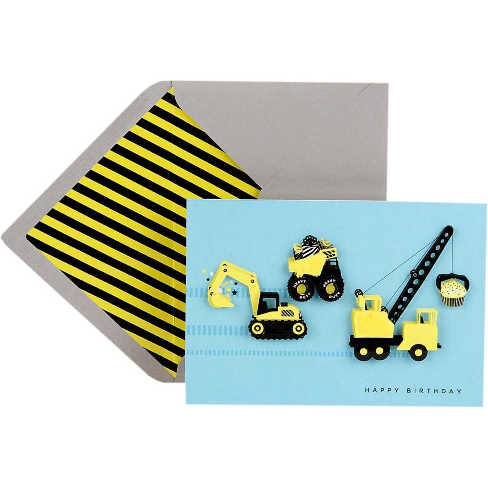 imageHallmark Paper Wonder Pop Up Card Red Tractor for Kids Birthdays FarmersMulticolor