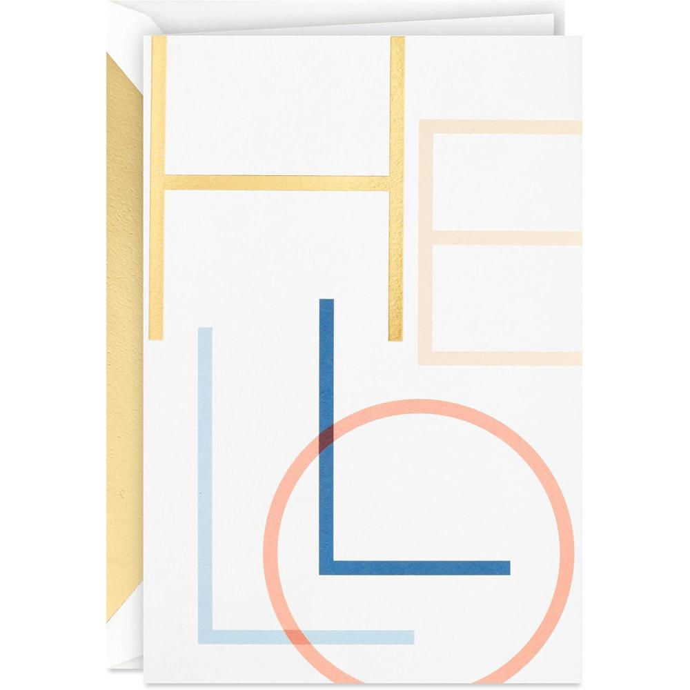 imageHallmark Signature Blank Card HelloHello