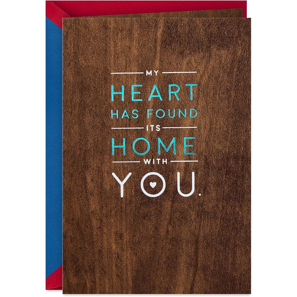 imageHallmark Signature Wood Valentines Day Card for Husband Wife Boyfriend Girlfriend Love Our Life Together Anniversary Card Love CardLove Our Life Together