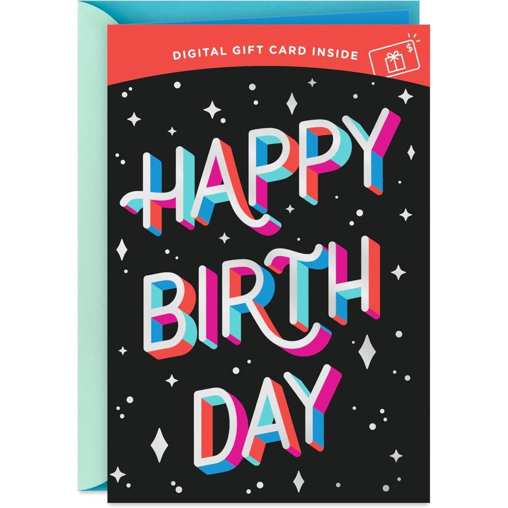 imageHallmark Thank You Gift Card Greeting Card So Grateful Add a Digital Gift Card for Teachers Coworkers NursesBirthday