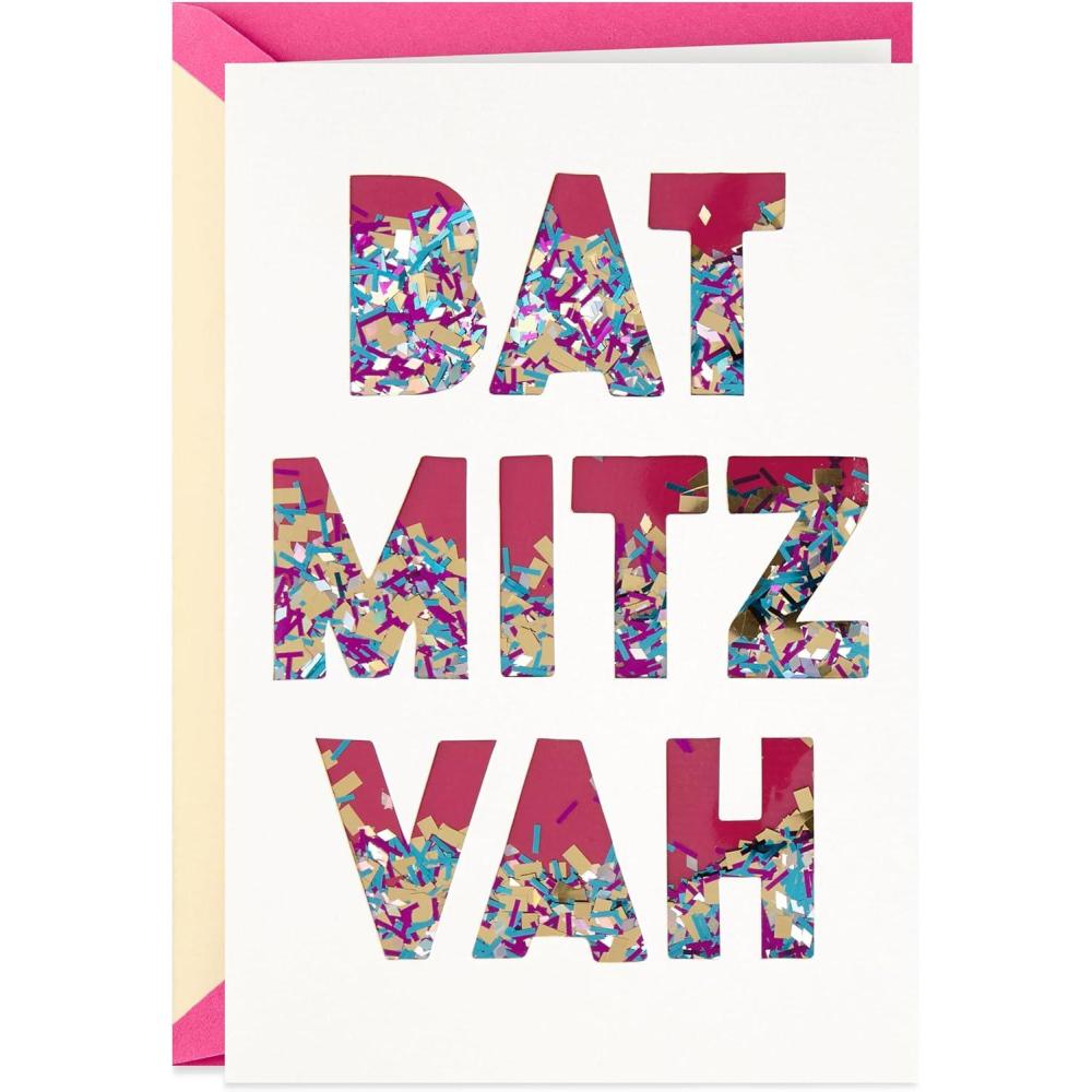 imageHallmark Tree of Life Bat Mitzvah Card HamsaBest Day Ever