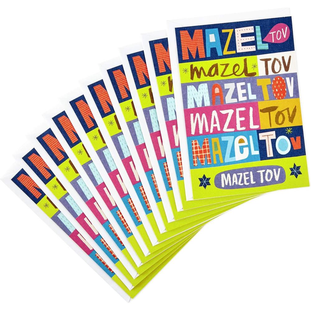 imageHallmark Tree of Life Pack of Mazel Tov Cards 10 Cards and Envelopes10 Cards and Envelopes