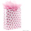 Hallmark 15″ Extra Large Gift Bag with Tissue Paper (Pink Polka Dots and Bow) for Birthdays, Easter, Baby Showers, Bridal Showers, Any Occasion(Polka Dot)