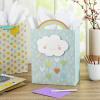 Hallmark 15″ Extra Large Gift Bags with Tissue Paper (2 Bags: Baby Animals, Yellow Gingham) for Baby Showers, 1st Birthdays, Gender Reveal Parties(3 Count (Pack of 1))