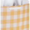 Hallmark 15″ Extra Large Gift Bags with Tissue Paper (2 Bags: Baby Animals, Yellow Gingham) for Baby Showers, 1st Birthdays, Gender Reveal Parties(X-Large (Pack of 2))