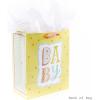 Hallmark 6″ Small Yellow Gift Bag with Tissue Paper – Hello Sunshine – For Baby Showers, Birthdays, Get Well or Any Occasion(Baby  Yellow)