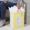 Hallmark 6″ Small Yellow Gift Bag with Tissue Paper – Hello Sunshine – For Baby Showers, Birthdays, Get Well or Any Occasion(Baby  Yellow)