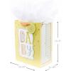 Hallmark 6″ Small Yellow Gift Bag with Tissue Paper – Hello Sunshine – For Baby Showers, Birthdays, Get Well or Any Occasion(Baby  Yellow)