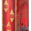 Hallmark 9″ Medium Eid Gift Bag Bundle (4 Bags: Eid Mubarak with Stars and Skyline) in Red, Blue, Green, Purple