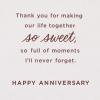 Hallmark Anniversary Card for Husband (S’mores)