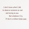 Hallmark Birthday Card for Husband or Boyfriend (Deer)(A Gift Every Day)
