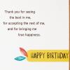 Hallmark Birthday Card for Husband or Boyfriend (Deer)(A Gift Every Day)
