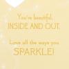Hallmark Birthday Greeting Card for Kids (Disney Princess Earring Stickers)