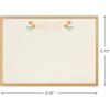 Hallmark Blank Cards Assortment with Organizer, Flowers (50 Flat Paneled Note Cards with Envelopes)(Blank Cards Assortment with Organizer)