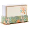 Hallmark Blank Cards Assortment with Organizer, Flowers (50 Flat Paneled Note Cards with Envelopes)(Blank Cards Assortment with Organizer)