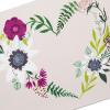 Hallmark Blank Cards Assortment with Organizer, Flowers (50 Flat Paneled Note Cards with Envelopes)(Floral Wreath Heart)