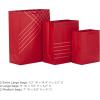 Hallmark Blue Gift Bags in Assorted Sizes (Pack of 6: 2 Medium 9″, 2 Large 11″, 2 Extra Large 14″) for Birthdays, Graduations, Fathers Day, Baby Showers, Bridal Showers, Weddings, Groomsmen Gifts,(Red)