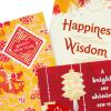 Hallmark Chinese New Year Cards 2026 (3 Lunar New Year Cards with Red Lucky Money Envelopes) Happiness, Luck, Prosperity, Year of the Horse(Pack of 3)
