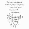 Hallmark DaySpring Religious Birthday Card (Blessings On Your Birthday)(Blessings On Your Birthday & Celebrating You)