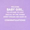 Hallmark Eight Bamboo Baby’s First 100 Days Card for Baby Girl (Life and Love)