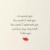 Hallmark Everyday Love Card, Romantic Birthday Card, Fathers Day Card, or Anniversary Card (Love Note) (0499RZB1274)