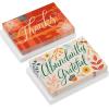 Hallmark Fall Floral Thank You Note Card Assortment (50 Cards with Envelopes) for Weddings, Teachers, Clergy, Bosses, Thanksgiving
