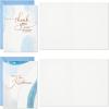 Hallmark Funeral Thank You Cards, Abstract Watercolor (24 Thank You for Your Sympathy Cards with Envelopes)