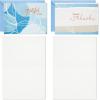 Hallmark Funeral Thank You Cards, Abstract Watercolor (24 Thank You for Your Sympathy Cards with Envelopes)