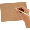 Hallmark Geometric Note Card Assortment (24 Blank Cards with Envelopes) Blue Foil, Green, Yellow, Kraft Brown