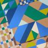 Hallmark Geometric Note Card Assortment (24 Blank Cards with Envelopes) Blue Foil, Green, Yellow, Kraft Brown